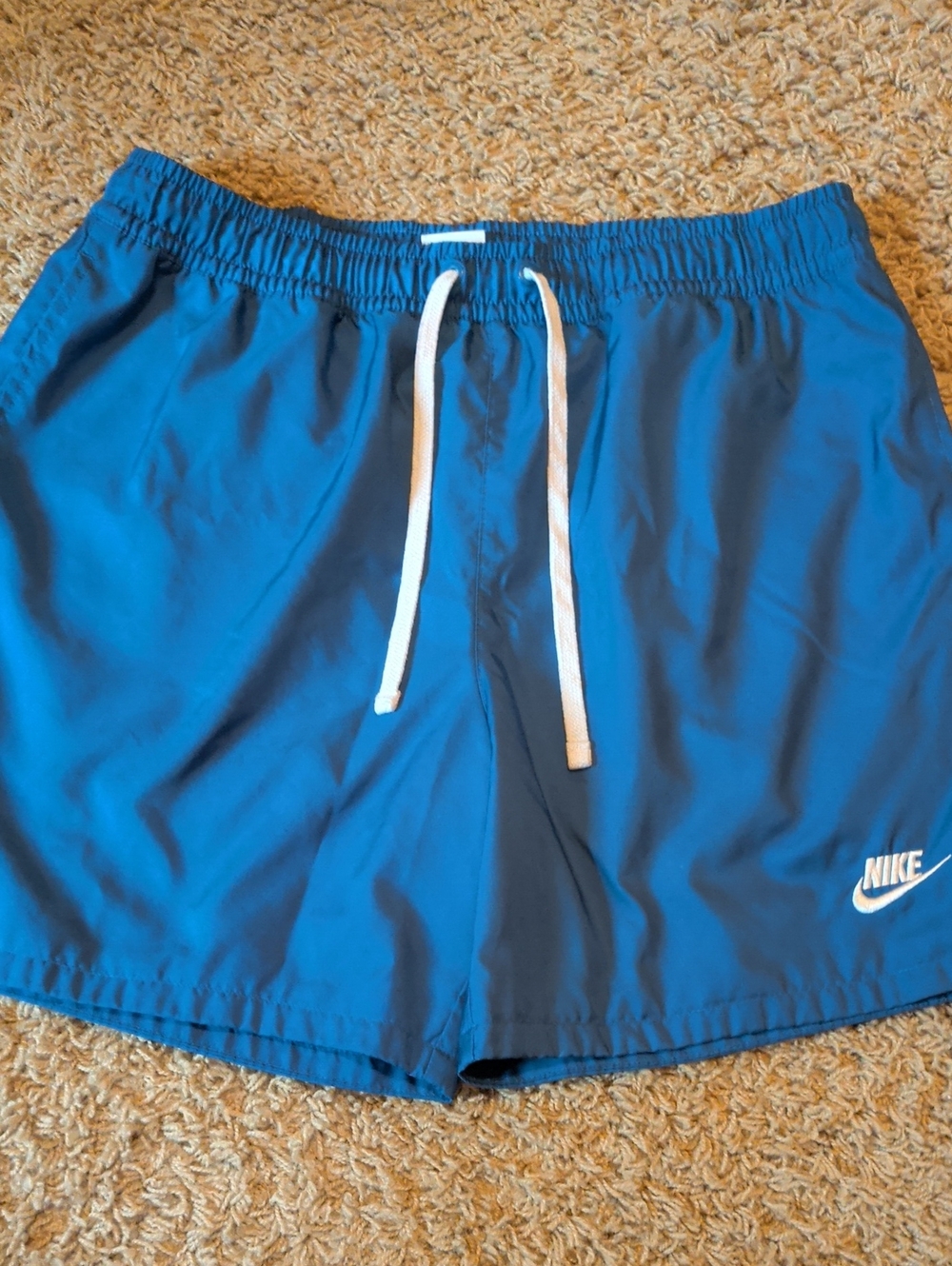 Nike Men’s Turquoise/Blue Mesh Lined Athletic Shorts Size Medium